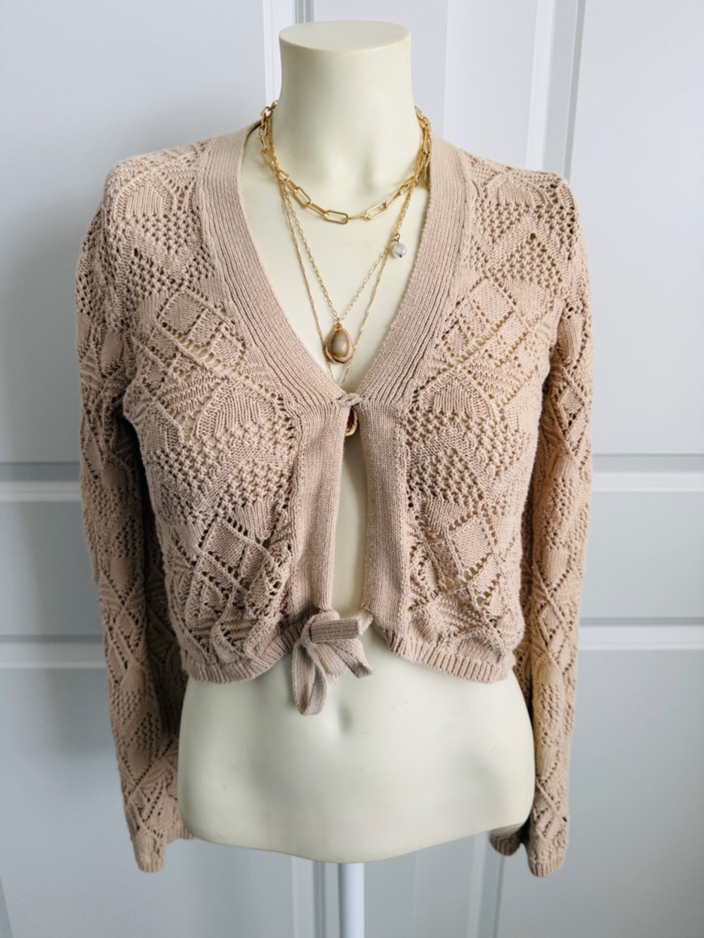 Boho Summer Dream Crocheted Crop Cardigan! Festival Ready Cottagecore Vibes M